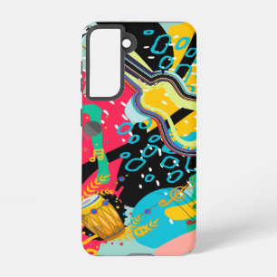 Funda Para Samsung Galaxy S21 Una mezcla musical abstracta