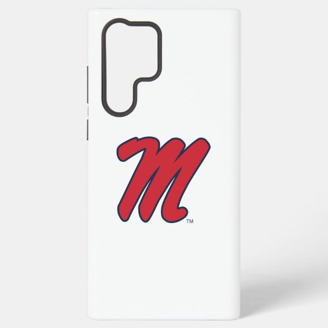 Funda Para Samsung Galaxy Universidad de Misisipi | Script M (Reverso )