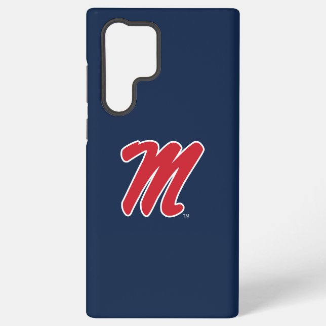 Funda Para Samsung Galaxy Universidad de Misisipi | Script M (Reverso )