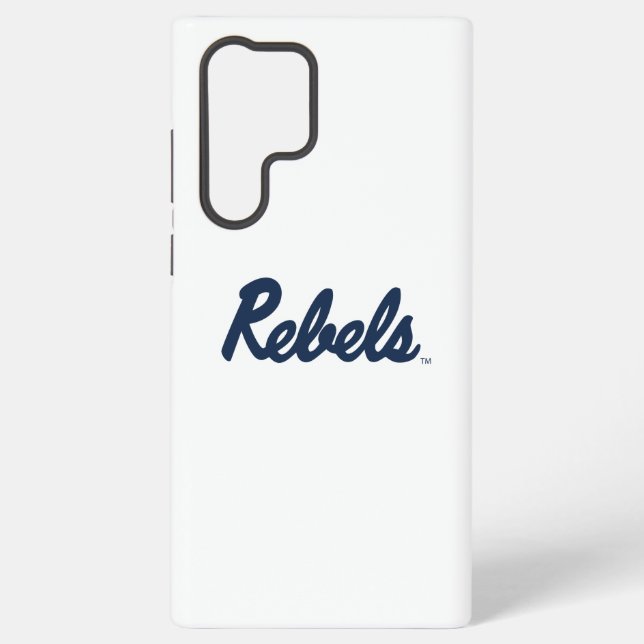 Funda Para Samsung Galaxy Universidad de Misisipi | Script Rebels (Reverso )