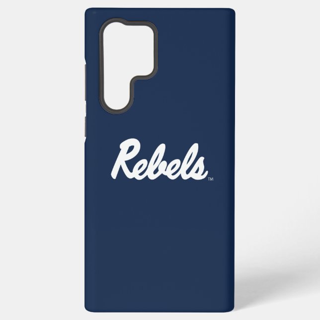 Funda Para Samsung Galaxy Universidad de Misisipi | Script Rebels (Reverso )