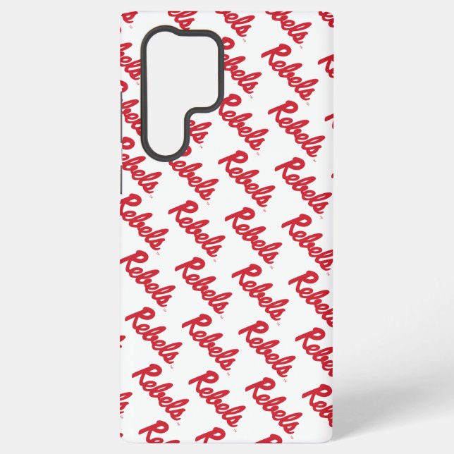 Funda Para Samsung Galaxy Universidad de Misisipi | Script Rebels (Reverso )