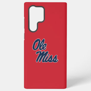 Funda Para Samsung Galaxy S22 Ultra Universidad de Mississippi   Ole Miss Script