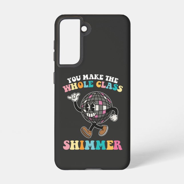 Funda Para Samsung Galaxy Usted Hace Retro Todo El Shimmer Groovy De Clase (Reverso )