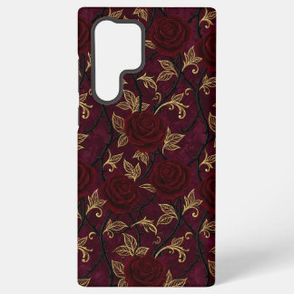 Funda Para Samsung Galaxy S22 Ultra Vampire Rose Garden Pattern Phone Case