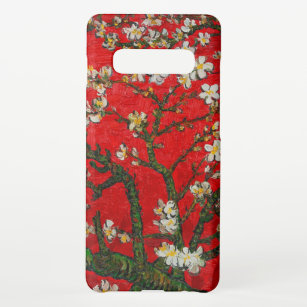 Funda Para Samsung Galaxy S10+ Van Gogh Almond Blossoms Red