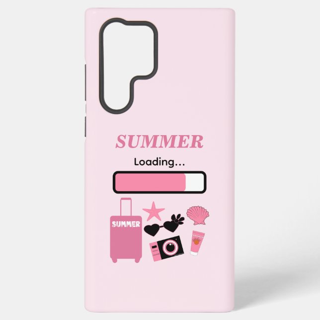Funda Para Samsung Galaxy Verano Cargando Rosa (Reverso )
