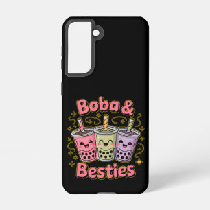 Funda Para Samsung Galaxy S21 Vibes BOBA & Besties - Perfecto para los amantes d