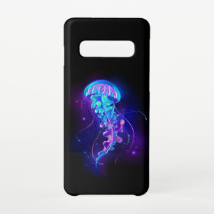 Funda Para Samsung Galaxy S10 Vibrante color Glustre medusas