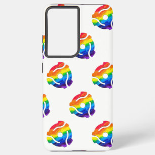 Funda Para Samsung Galaxy S21 Ultra Vibrante de adaptador de registro de 45 RPM de plá