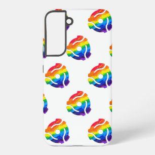 Funda Para Samsung Galaxy S22+ Vibrante de adaptador de registro de 45 RPM de plá