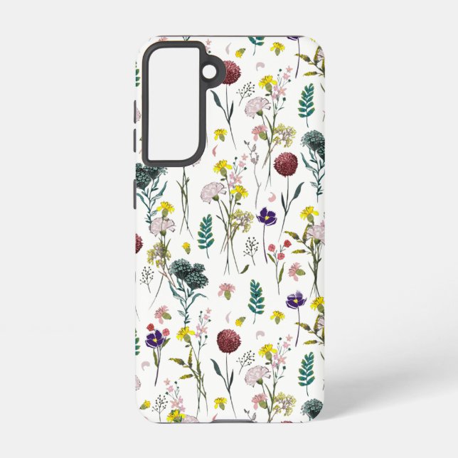 Funda Para Samsung Galaxy Vibrante Flor Silvestre  (Reverso )
