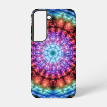 Vibrante Mandala Arcoíris Calidoscopio Tinte