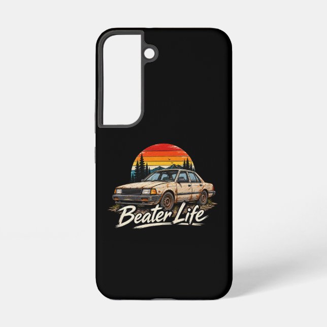 Funda Para Samsung Galaxy Vida de Coche Maltratado (Reverso )