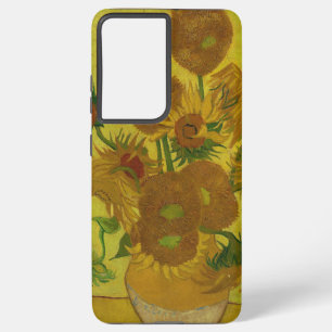 Funda Para Samsung Galaxy S21 Ultra Vincent Van Gogh 15 girasoles Pintura