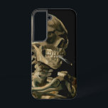 Funda Para Samsung Galaxy S22 Vincent van Gogh - Calavera con cigarrillo en llam<br><div class="desc">Cabeza de un Skeleton con un cigarrillo en llamas / Calavera con cigarrillo en llamas / Crane de squelette fumant une cigarrillo - Vincent van Gogh,  1885</div>