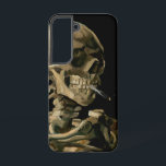 Funda Para Samsung Galaxy S22 Vincent van Gogh - Calavera con cigarrillo en llam<br><div class="desc">Cabeza de un Skeleton con un cigarrillo en llamas / Calavera con cigarrillo en llamas / Crane de squelette fumant une cigarrillo - Vincent van Gogh,  1885</div>