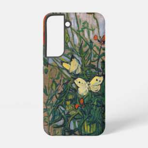 Funda Para Samsung Galaxy S22 Vincent van Gogh - Mariposas y Amapolas