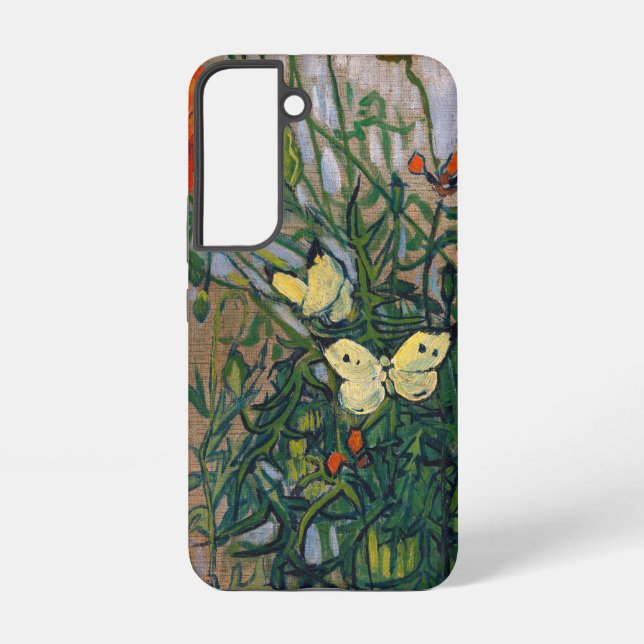 Funda Para Samsung Galaxy Vincent van Gogh - Mariposas y Papas (Reverso )
