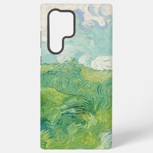 Funda Para Samsung Galaxy S22 Ultra Vincent Van Gogh pintando Campo de trigo verde