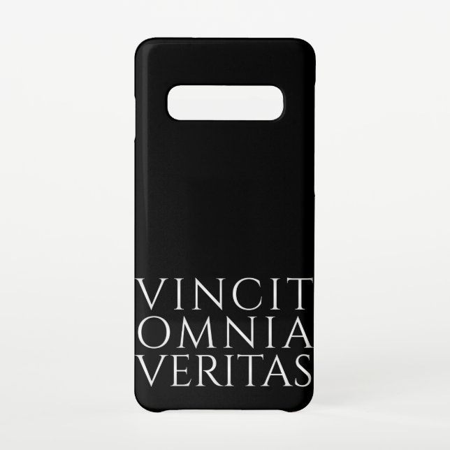 FUNDA PARA SAMSUNG GALAXY VINCIT OMNIA VERITAS SAMSUNG GALAXY FUNDA (Reverso)