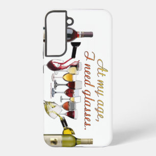 Funda Para Samsung Galaxy S22+ Vino de SlipperyJoe's Wine Glasses vino fermentado