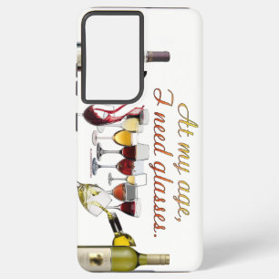 Funda Para Samsung Galaxy S21 Ultra Vino de SlipperyJoe's Wine Glasses vino fermentado
