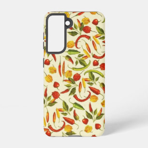 Funda Para Samsung Galaxy S21 Vintage Chili Peppers