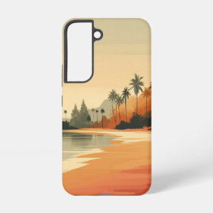 Funda Para Samsung Galaxy S22 Vintage/retro playa/tropical 