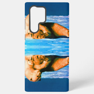 Funda Para Samsung Galaxy S22 Ultra Vintage USA Alaska madre oso polar