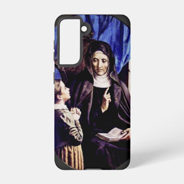 Funda Para Samsung Galaxy Virgen de San Ángela Merici y fundadora (Reverso )
