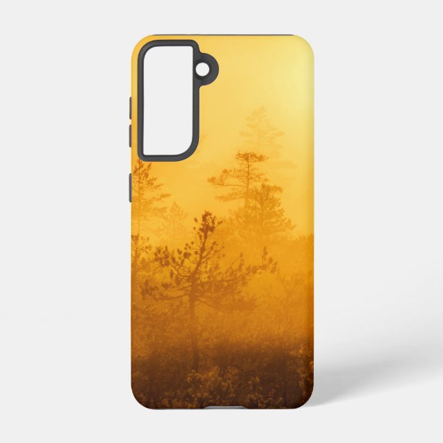 Funda Para Samsung Galaxy Viru Bog Golden Sunrise Naturaleza de Estonia (Reverso )
