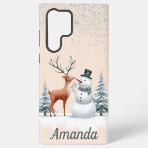 Funda Para Samsung Galaxy S22 Ultra Visitante sorpresa de Snowman