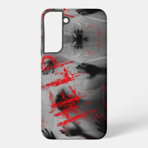 Funda Para Samsung Galaxy S22+ visual grueso y aterrador con temática de terror d