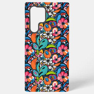 Funda Para Samsung Galaxy S22 Ultra Vivid Floral Garden Bliss