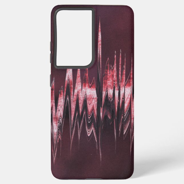 Funda Para Samsung Galaxy Voltaje abstracto púrpura (Reverso )