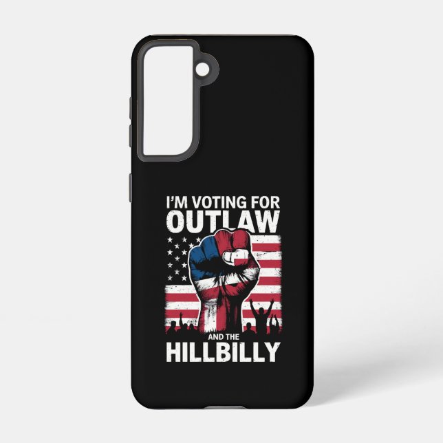 Funda Para Samsung Galaxy Votaré por el ilegal y el Hillbilly 2024 U (Reverso )