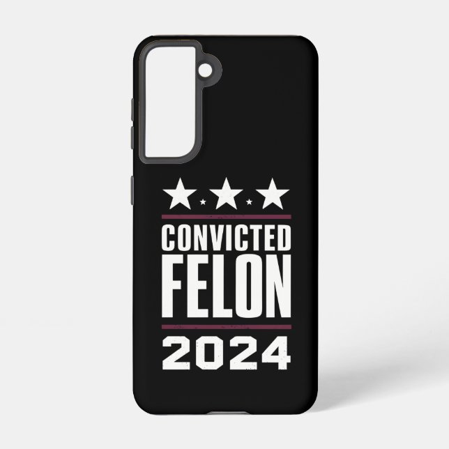 Funda Para Samsung Galaxy Voto por el convicto Felon Pro Trump 2024 (Reverso )