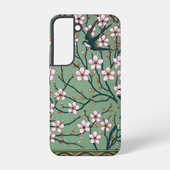 Funda Para Samsung Galaxy Walter Crane Swallows and Almonds (Reverso )