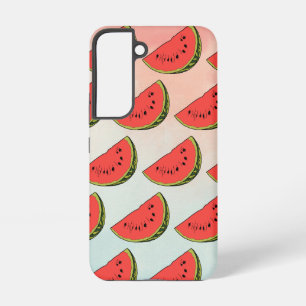 Funda Para Samsung Galaxy S22 Watermelon Fruit Art