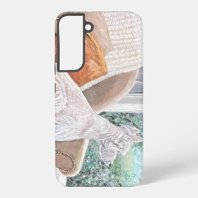 Funda Para Samsung Galaxy Westie Mirando hacia fuera una ventana (Reverso )