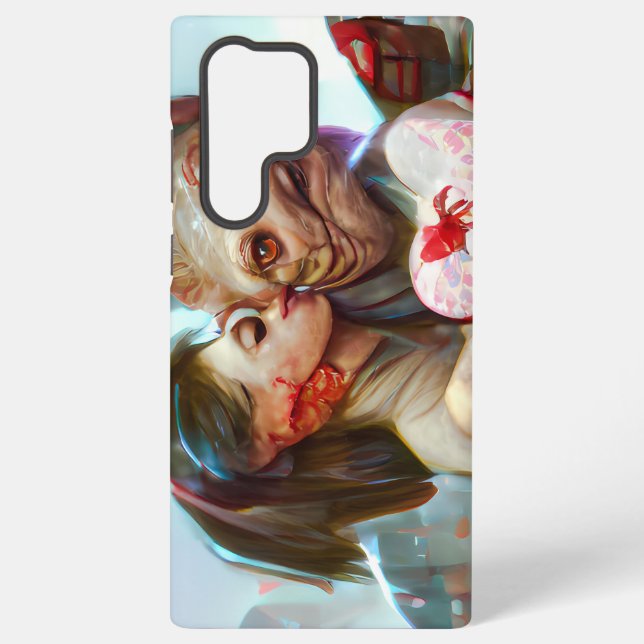 Funda Para Samsung Galaxy Whimsical Alien Romance (Reverso )