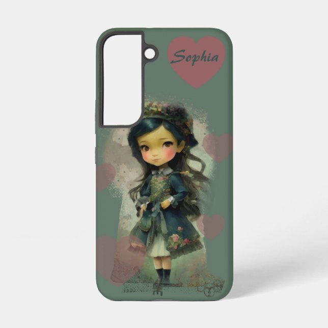 Funda Para Samsung Galaxy Whimsical Kawaii Fairy Tale Chica (Reverso )