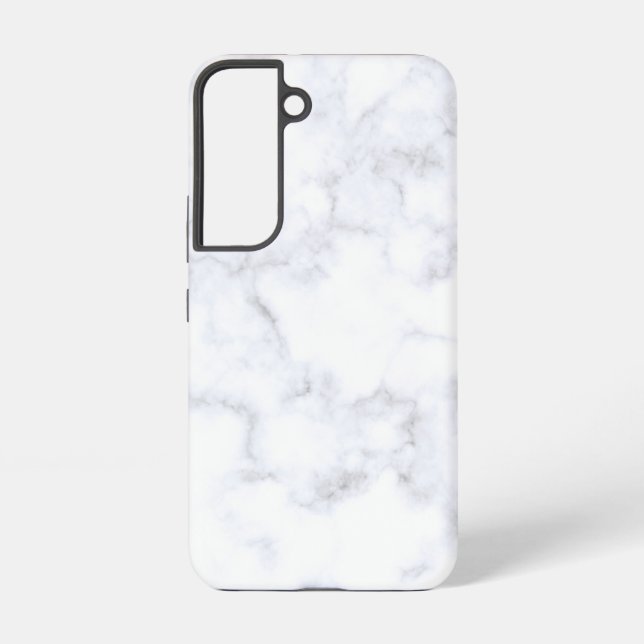 Funda Para Samsung Galaxy White Marble Trendy  (Reverso )