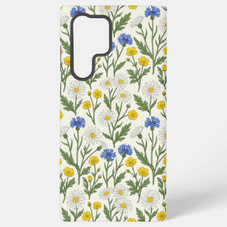 Funda Para Samsung Galaxy S22 Ultra Wildflower Meadow Harmony – Daisy & Cornflower