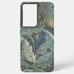Funda Para Samsung Galaxy S21 Ultra William Morris Acanthus Sage Flor Floral Botánica