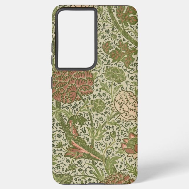 Funda Para Samsung Galaxy William Morris Cray Sage Flor Floral Botánica (Reverso )