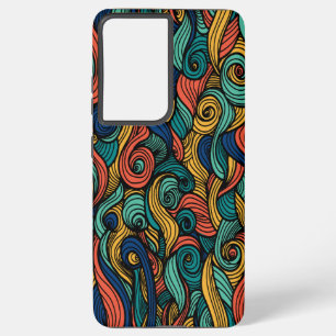 Funda Para Samsung Galaxy S21 Ultra Wool Topped paisley