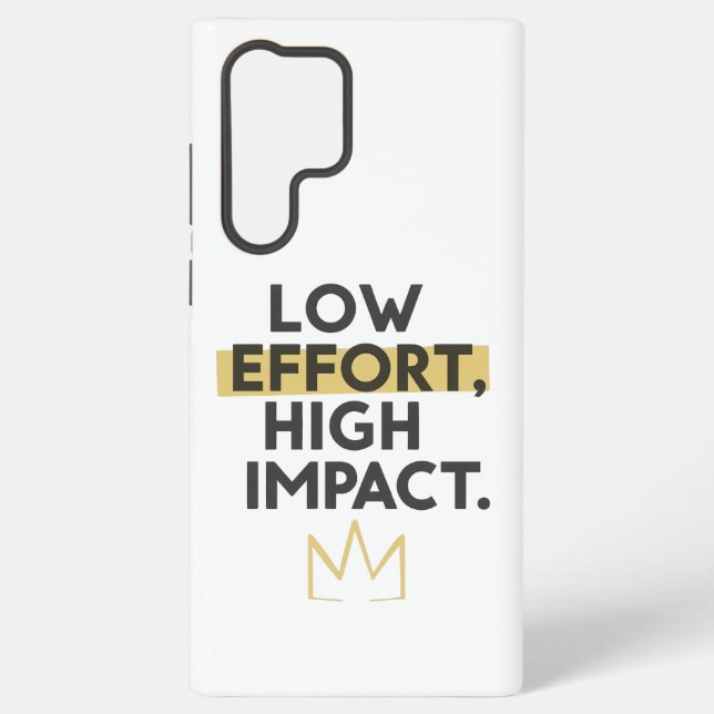 Funda Para Samsung Galaxy Work Smart Not Hard Modern Typography (Reverso )