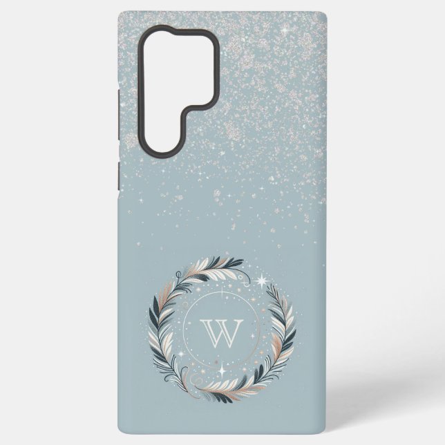 Funda Para Samsung Galaxy Wreath de invierno encantado (Reverso )